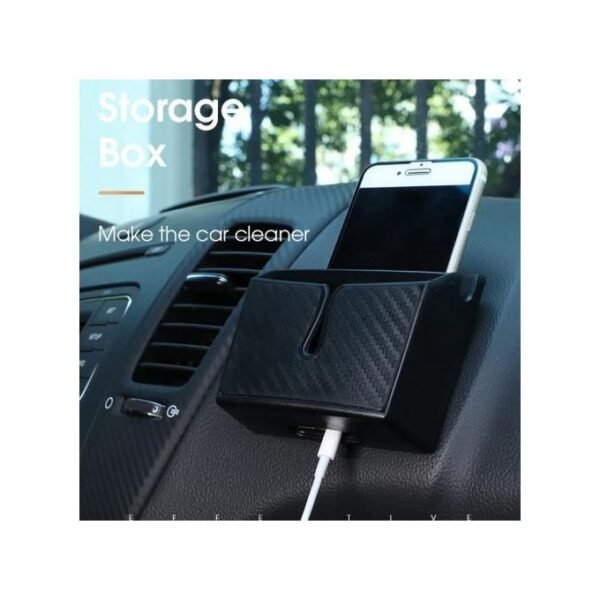 Boite De Rangement Double Espace Pour Téléphone Et Accessoires