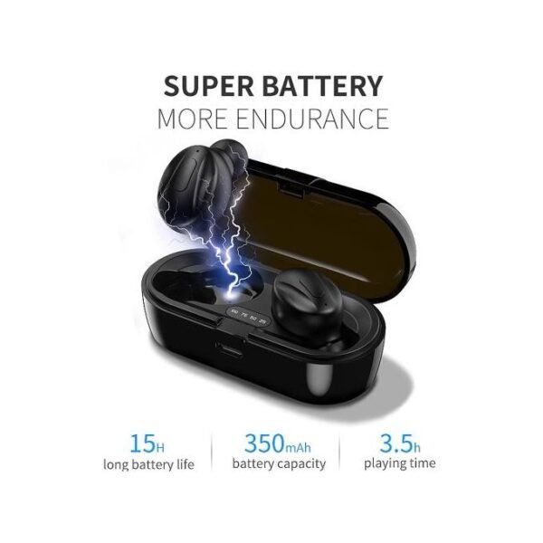 Écouteurs Stéréo Sans Fil Bluetooth 5.0 Micro