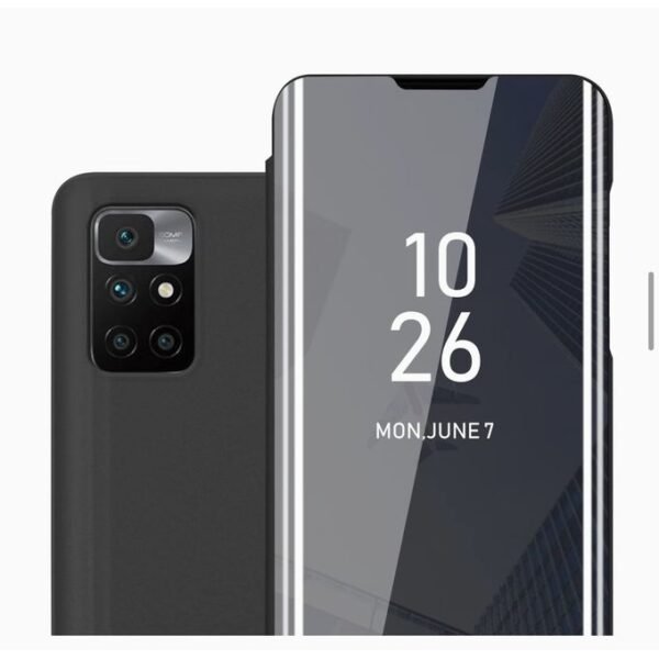 Etui Miroir Pour Xiaomi Redmi Note 11 4G - Coque Clear View + Un Anti Choc