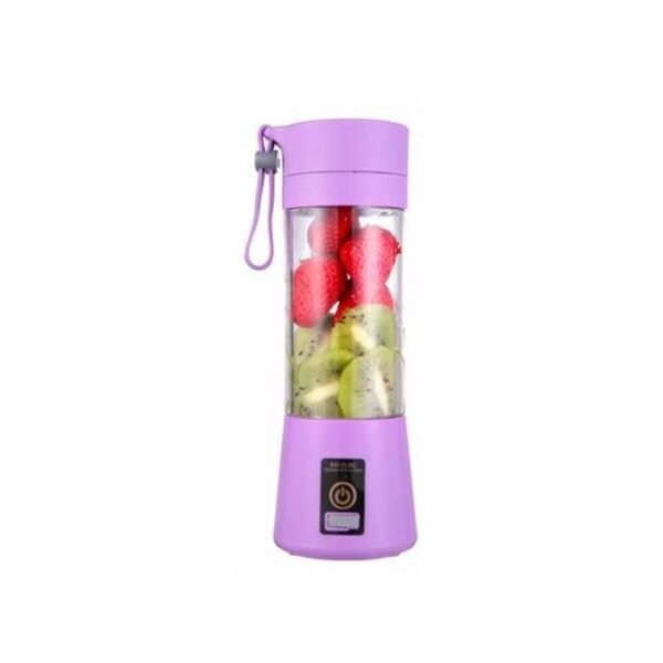 mini blender mixeur de fruits portable rechargeable avec usb 380 ml violet