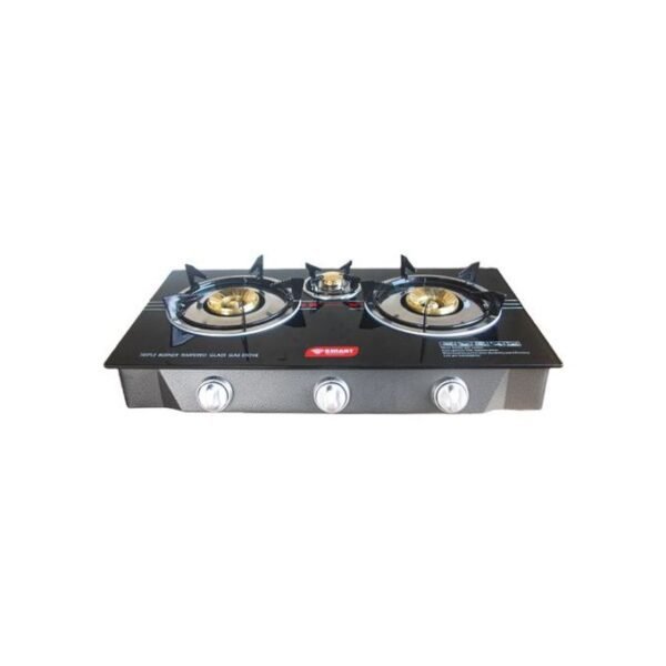 plaque de cuisson a gaz 3 feux stc 6780 noir garantie 12 mois