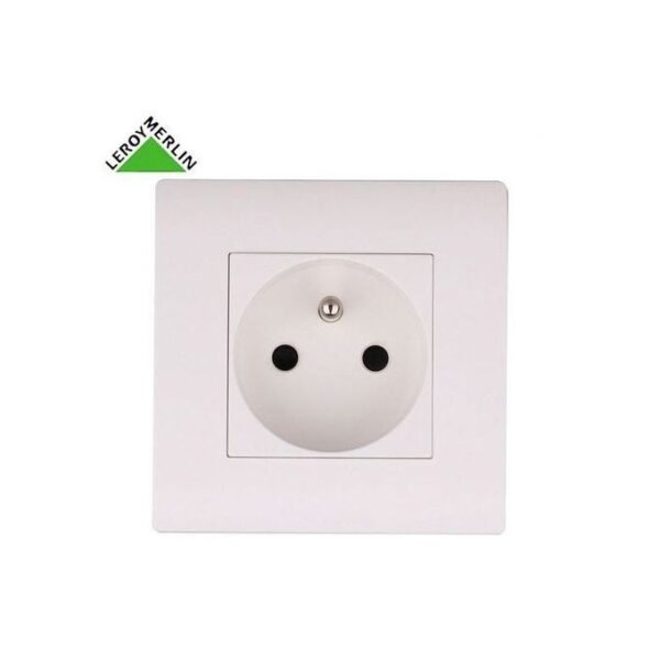 Prise à Encastrer - 16A Avec Terre - Blanc - MIRAGE