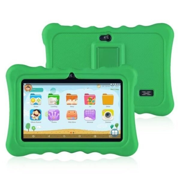 tablette enfant ecran 7 ram 2go rom 32go camera 03 megapixels vert